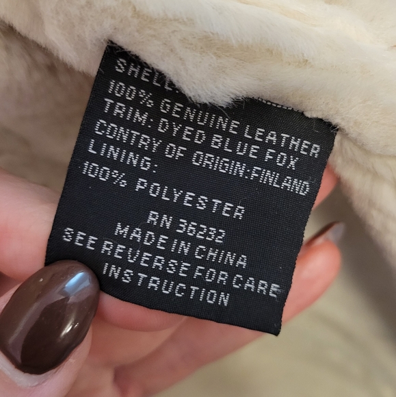 Vintage Genuine Leather Shearling Coat - Picture 13 of 16